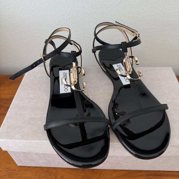 Jimmy Choo Alodie Sandals - Picture 1 of 5